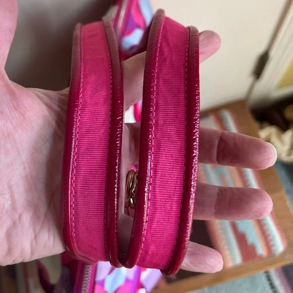 VTG Y2K Coach Poppy Glam Tote Bag RARE Pink Geometric OpArt Kaleidoscope Barbie - Picture 6 of 10